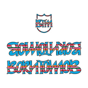 S&M Hoder Born To Mob Serape Frame Stickers